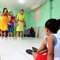 Educação através da arte é promovida pelas Voluntárias Sociais e Balé do TCA na Liberdade