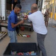 Voluntárias Sociais doam alimentos arrecadados em show de Saulo