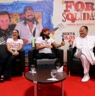 Voluntárias Sociais da Bahia, Bell Marques e a Liga Bahiana contra o Câncer, realizam coletiva para apresentar o Forró Solidário Forró Solidário com Bell Marques e Flávio José será realizado em 26 de maio
