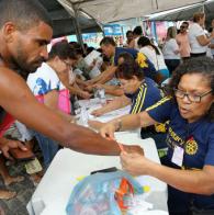 Voluntárias Sociais da Bahia promovem Feira Cidadã no município de Ipiaú Voluntárias levam serviços de saúde, cidadania e lazer para Ipiaú