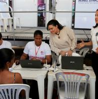 Voluntárias Sociais da Bahia promovem a Feira Cidadã, levando a população atendimento odontológico, oftalmológico, exames de prevenção ao câncer e emissão de documentos, no município de Ituberá Voluntárias Sociais realizam feira de saúde e cidadania em Ituberá