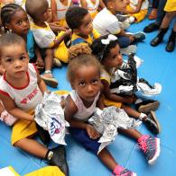 VSBA entrega material escolar na Creche Luiza Mahin Voluntárias Sociais entregam material escolar em creche de Salvador