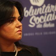 Primeira-dama e presidente das Voluntárias Sociais da Bahia, Aline Peixoto Voluntárias entregam R$ 415 mil para construção de nova ala do Aristides Maltez