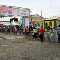 Voluntárias Sociais da Bahia promovem a Feira Cidadã, levando a população atendimento odontológico, oftalmológico, exames de prevenção ao câncer e emissão de documentos, no município de Porto Seguro Voluntárias Sociais levam Feira Cidadã a Porto Seguro