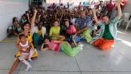 Voluntárias Sociais e Balé do TCA promovem apresentação no bairro Fazenda Grande do Retiro