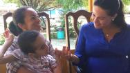 Equoterapia recebe a visita da presidente das Voluntárias Sociais na Bahia