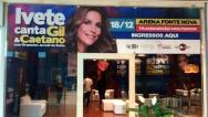 Ingressos para show beneficente de Ivete Sangalo podem ser adquiridos no Salvador Shopping