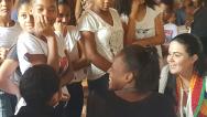 Instituições de Catu recebem visita da presidente das Voluntárias