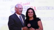 Presidente das VSBA é homenageada por mobilização em prol de obras sociais